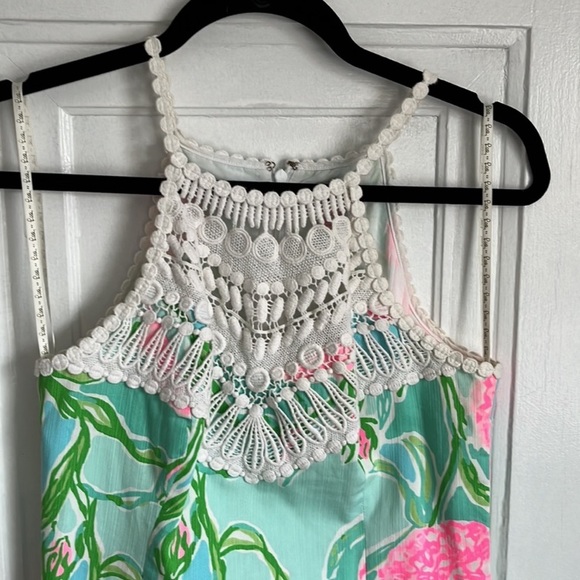 COPY - Lilly Pulitzer Sleeveless Hydrangea Print Shift Dress Size 2 - Picture 2 of 8